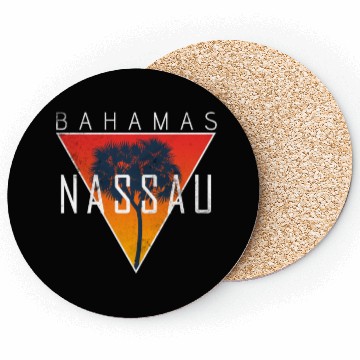 Discover Bahamas Nassau Palms Holiday Coasters