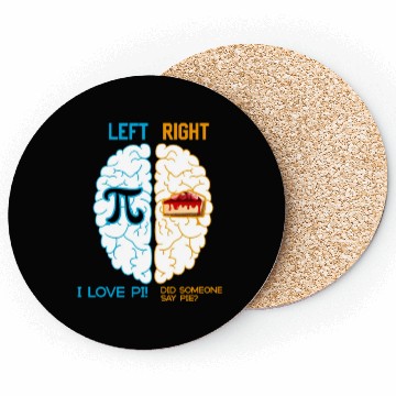 Discover I love Pi / Math icon / Pi / Pie / Math nerd Coasters