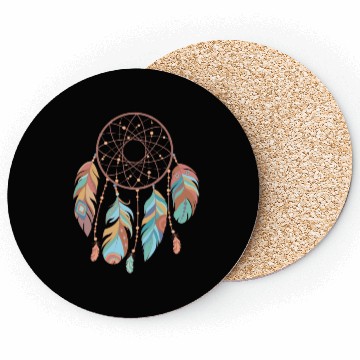 Discover Dream Catcher Native American Retro Dreamcatcher Coasters