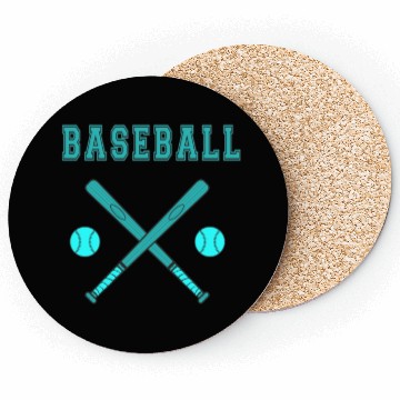 Discover Baseball bat with balls Bat Coasters