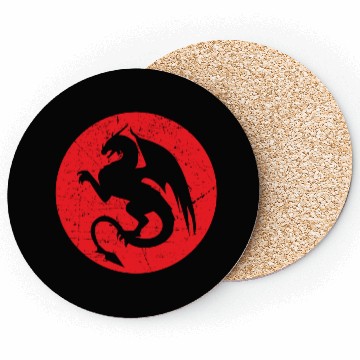 Discover Dragon, logo, warrior, crest, thrones, game Coasters