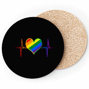 Discover Pulse Heart Beat Pride LGBT Community Pride Month Coasters