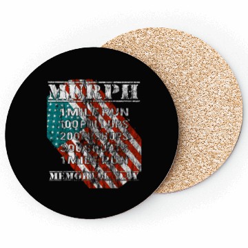 Discover 2019 Murph Challenge Memorial Day WOD Workout Gym Coasters