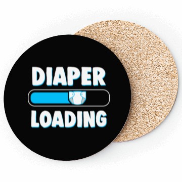 Discover Funny Diaper Loading Design for Adults Kids ABDL Coasters
