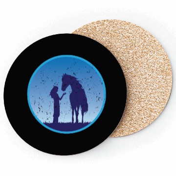 Discover Horse and Girl Coasters