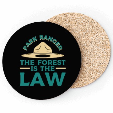 Discover Park Ranger Law Gift Coasters