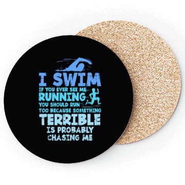 Discover Swimming Saying Coasters