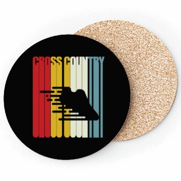 Discover Cross Country Running Runner CC XC Gift Retro 70s Coasters