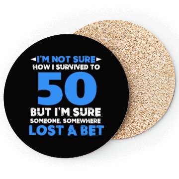 Discover 50th Birthday Coasters