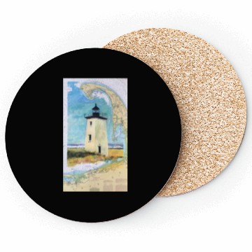 Discover Long Point Light House Ptown Cape Cod Coasters