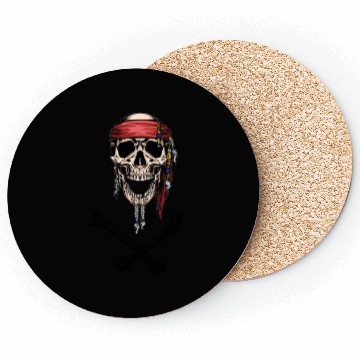 Discover Pirate Skull and Crossbones Coasters