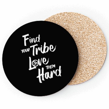 Discover Find Your Tribe - BDSM Triskelion Coasters