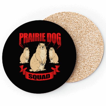 Discover Prairie Dog Groundhog Squirrel Xerini Rodent Coasters