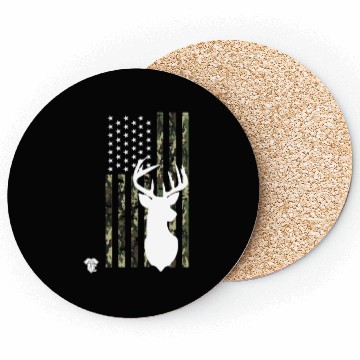 Discover Hunting Hunters Deer Camouflage Coasters