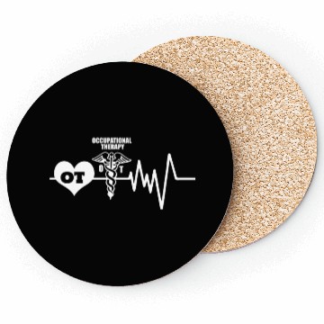 Discover Occupational Therapy Heartbeat Coasters
