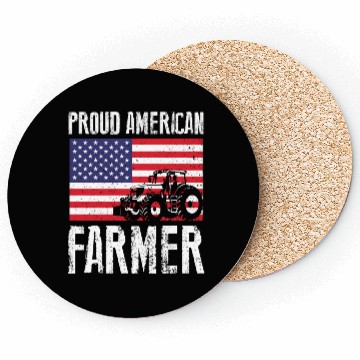 Discover Proud American Farmer Gift Coasters