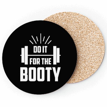Discover Fitness Do It For The Booty Weightlifting Training Coasters