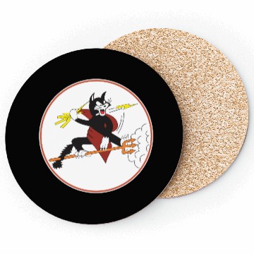 Discover Fighter Squadron 191 (VF-191) Satan's Kittens Coasters