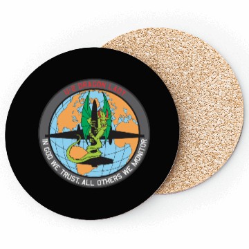 Discover U-2 Dragon Lady patch Coasters