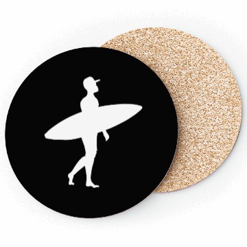 Discover Surfer Surfboard Ocean Vacation Beach Coasters