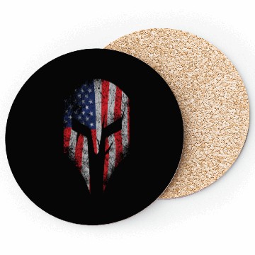 Discover Cool US Spartan Helmet Warrior Coasters