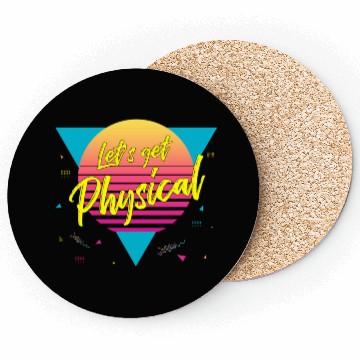Discover Lets Get Physical Workout Gym, Totally Rad 80'S Coasters