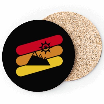 Discover Mountains Mountain Mountaineering Coasters