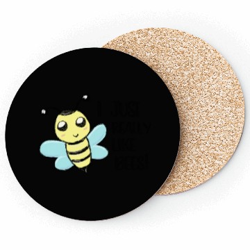 Discover I just really like Bees Love Bee Beekeeper Coasters