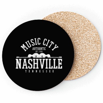 Discover Nashville Music City Tennessee Country Music Gift Coasters