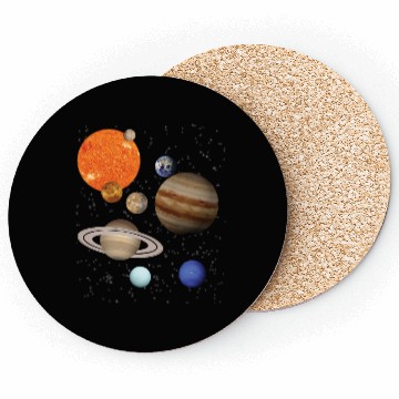 Discover realistic Solar System planet Outer Space Explorer Coasters