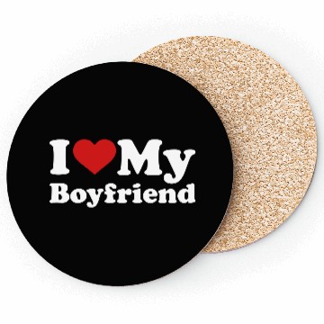 Discover I love my boyfriend Coasters