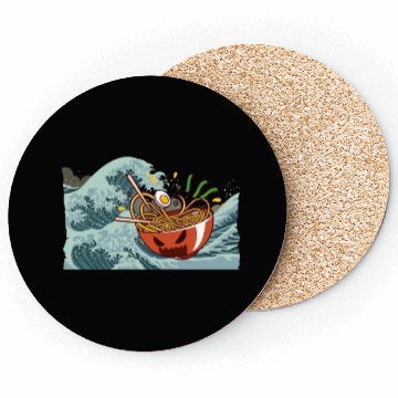Discover Ramen Monster Wave Kanagawa Coasters