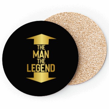 Discover the man the legend Coasters