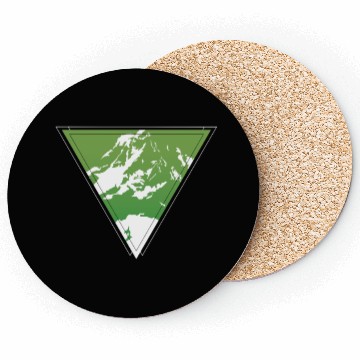 Discover Mountain Abstract Coasters