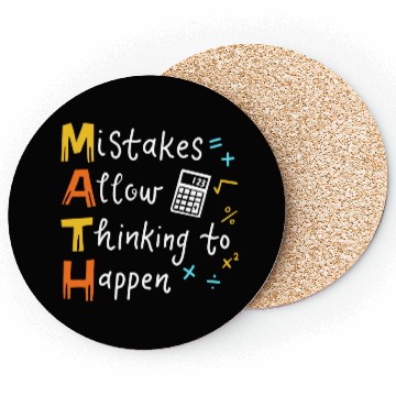 Discover Math Teacher Coasters