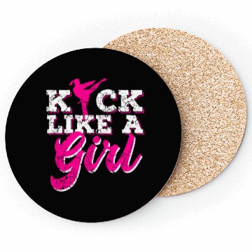 Discover Karate Girl Coasters