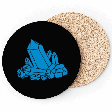 Discover Blue crystal clipart Coasters