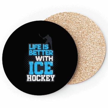 Discover Ice Hockey Coasters