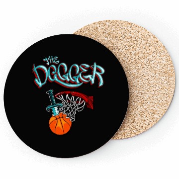 Discover the dagger basketball game winning shot Coasters