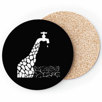 Discover climate change nature conservation africa giraffe Coasters