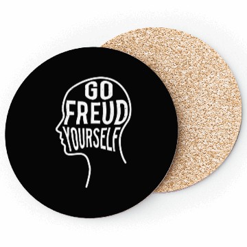 Discover Funny Psychologist Gift - Go Freud Yourself Coasters