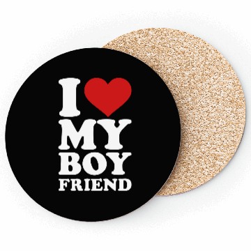 Discover I love my boyfriend Coasters