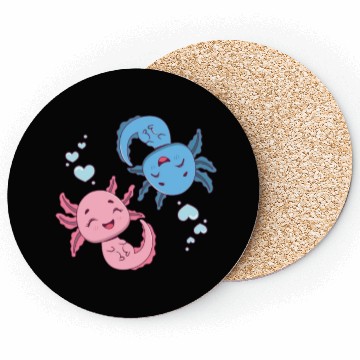 Discover Sweet Axolotl Coasters