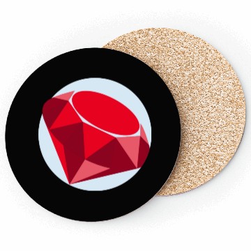 Discover Elegant Ruby Geometric Pattern Coasters