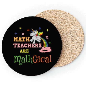 Discover Math Teacher Coasters