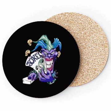 Discover Joker with cards Coasters
