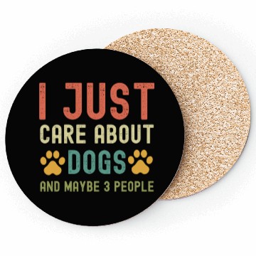 Discover Vintage dog paws saying Coasters