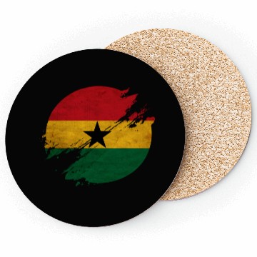 Discover Ghana Circle Coasters