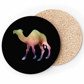 Discover camel and galaxy nature Coasters