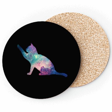 Discover galaxy cat for cats lovers Coasters